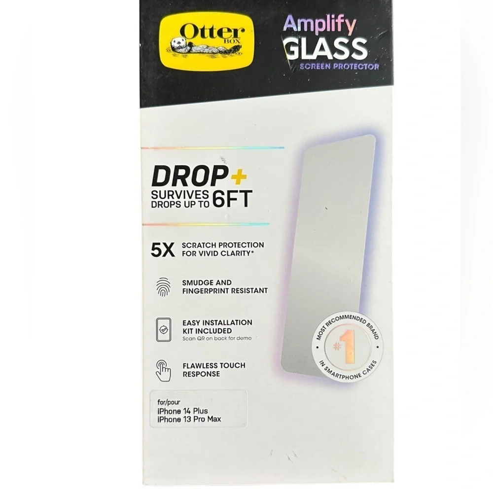 OtterBox Trusted Glass Screen Protector iPhone 5X Scratch Protection NIB